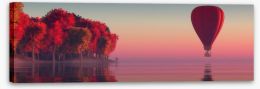 Floating panorama Stretched Canvas 78016976