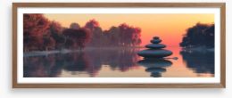 Zen dawn Framed Art Print 78078866