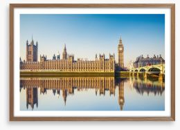 Parliament mirror Framed Art Print 78104878