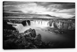 Godafoss waterfall Stretched Canvas 78233755