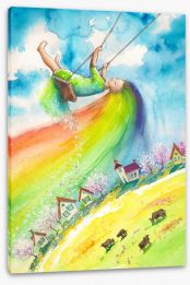 Rainbows Stretched Canvas 78277079