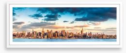 NYC panorama Framed Art Print 78798375