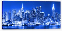 Manhattan twilight Stretched Canvas 79644336