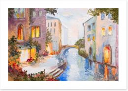 Evening on the Venice canal