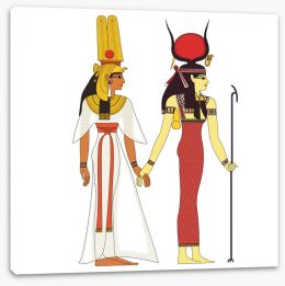 Egyptian Art Stretched Canvas 79766344