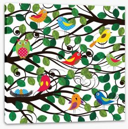 In the swirling branches Stretched Canvas 79893054