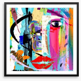 Modern lady Framed Art Print 80082254