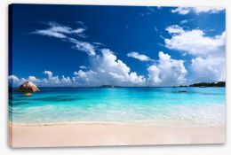 Turquoise lagoon Stretched Canvas 80244559
