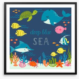 Under The Sea Framed Art Print 80263246
