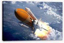 Blast off Stretched Canvas 80273384