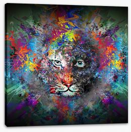 Tiger trance Stretched Canvas 80312992