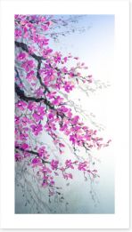 Branches of blossom Art Print 80506709