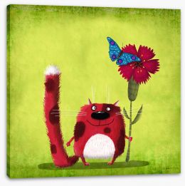 Animal Friends Stretched Canvas 80903870