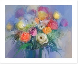Elegant bouquet Art Print 81445997
