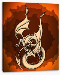 Dragons Stretched Canvas 81798726