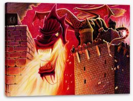 Dragons Stretched Canvas 81876240