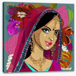Indian bride Stretched Canvas 81924250