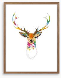 Deer oh deer Framed Art Print 82418447