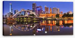 Melbourne CBD reflections Stretched Canvas 82588121