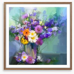 Summer bouquet Framed Art Print 82638021