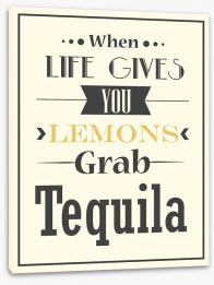 Grab tequila Stretched Canvas 82913289