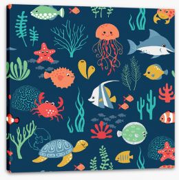 Under The Sea Stretched Canvas 83100944