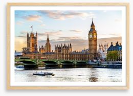 Westminster welcome Framed Art Print 83503776