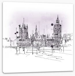 London Stretched Canvas 83667933