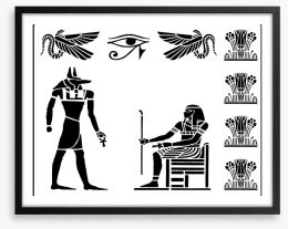Egyptian Art Framed Art Print 8408584