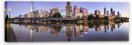 Yarra reflections panorama Stretched Canvas 84147310