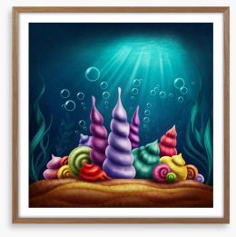 Under The Sea Framed Art Print 84150993