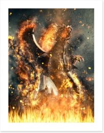 Dragons Art Print 85035925