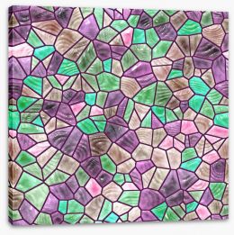 Mosaic Stretched Canvas 85062228