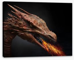 Dragons Stretched Canvas 85471391
