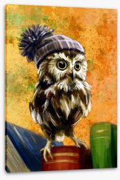 Bookish owl Stretched Canvas 85590047