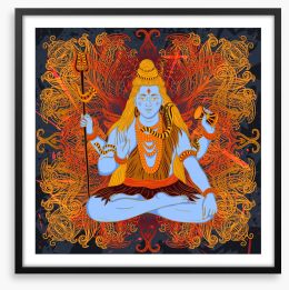 Sitting Shiva Framed Art Print 85864608