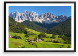 The magnificent Dolomites Framed Art Print 86219880