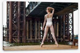 Urban ballet Stretched Canvas 87049117