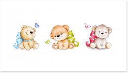 Teddy Bears Art Print 87050694