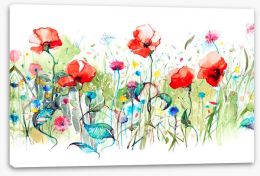 Wild poppies Stretched Canvas 87232432