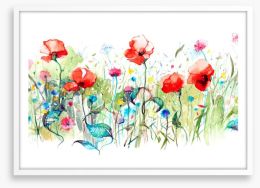 Wild poppies Framed Art Print 87232432