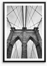 Timeless Brooklyn Bridge Framed Art Print 87301340