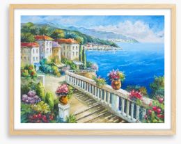 Summer in Greece Framed Art Print 87340375