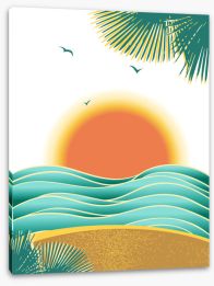 Summer Stretched Canvas 87442095