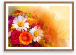 Floral Framed Art Print 87649343