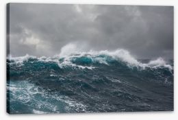 Storm spray seascape Stretched Canvas 87829364