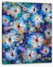 Firework flowers Stretched Canvas 89018276