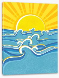 Beach House Stretched Canvas 89403677