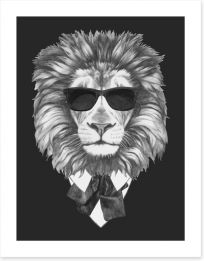 Suave lion Art Print 89534487