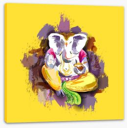 Indian Art Stretched Canvas 89970057